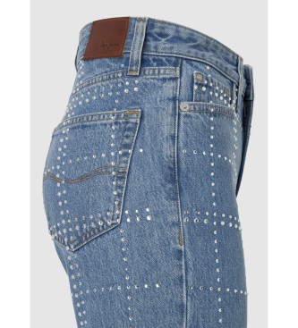 Pepe Jeans Jeans dritti con glitter blu