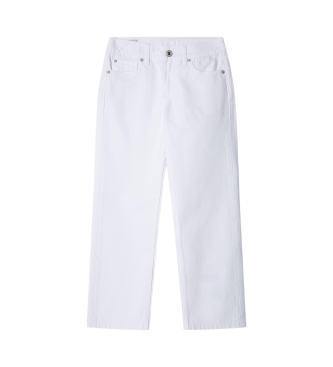 Pepe Jeans  Jeans en fit wide blanco