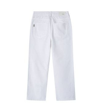 Pepe Jeans  Jeans en fit wide blanco