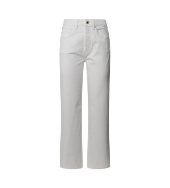 Pepe Jeans Straight fit jeans Robyn hvid