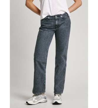 Pepe Jeans Jeansy Straight Lw Charcoal blue