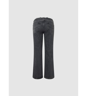 Pepe Jeans Jeansy Straight Lw Charcoal blue