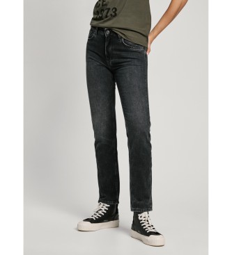 Pepe Jeans Lige jeans Mw sort