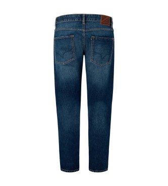 Pepe Jeans Niebieskie proste dżinsy