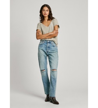 Pepe Jeans Straight Jeans Uhw azul