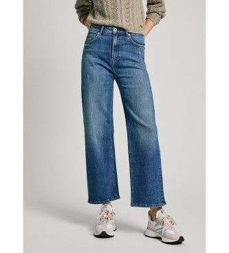 Pepe Jeans Jeans Straight Uhw bleu