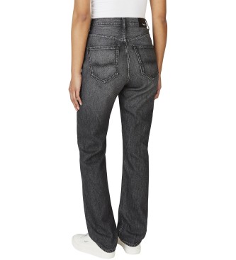 Pepe Jeans Straight fit jeans Celyn svart