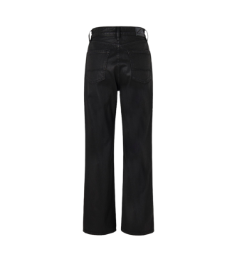 Pepe Jeans Jeans Straight Coated preto