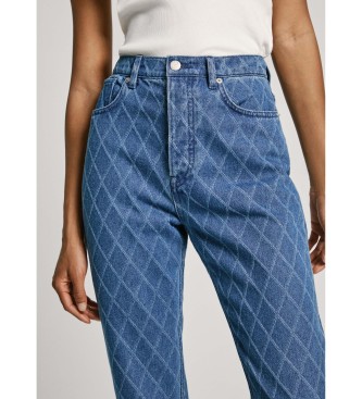 Pepe Jeans Straight Jeans Uhw Diamond azul