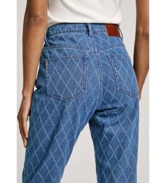 Pepe Jeans Straight Jeans Uhw Diamond azul