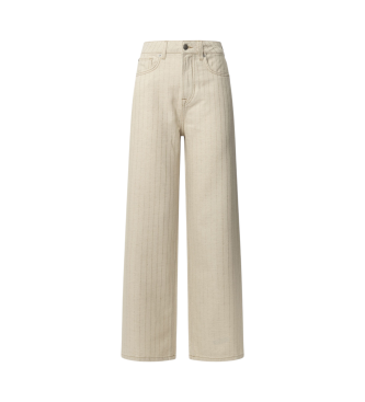 Pepe Jeans Jeans en fit recto Stripe beige