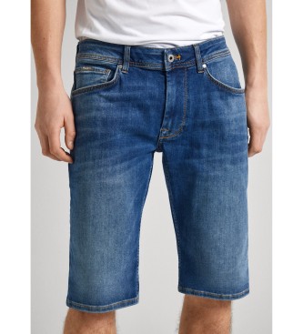 Pepe Jeans Bermudashorts Straight blau