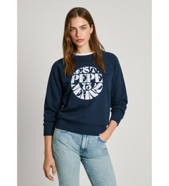 Pepe Jeans Elena marineblaues Sweatshirt