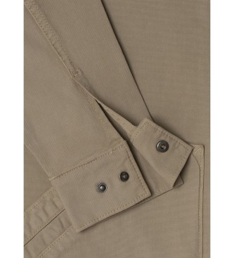 Pepe Jeans Sobrecamisa Suky beige