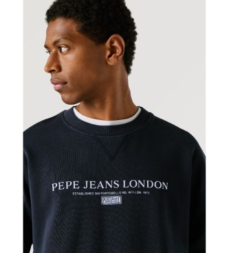 Pepe Jeans Felpa estiva blu navy