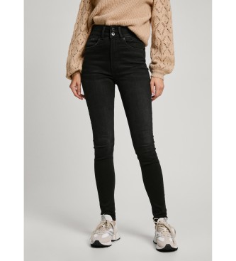 Pepe Jeans Kavbojke Super Skinny Contour Uhw black