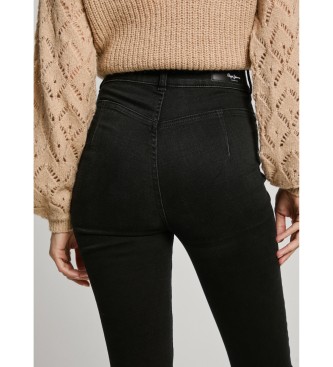 Pepe Jeans Jeans Super Skinny Contour Uhw zwart