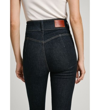 Pepe Jeans Dżinsy Super Skinny Contour Uhw Navy