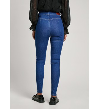 Pepe Jeans Blue super skinny high rise skinny fit jeans