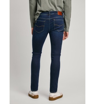 Pepe Jeans Niebieskie dżinsy Super Skinny