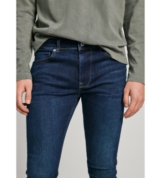 Pepe Jeans Niebieskie dżinsy Super Skinny