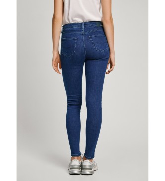 Pepe Jeans Dżinsy Super Skinny Hw niebieskie