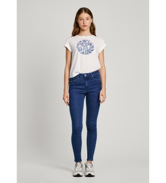 Pepe Jeans Dżinsy Super Skinny Hw niebieskie