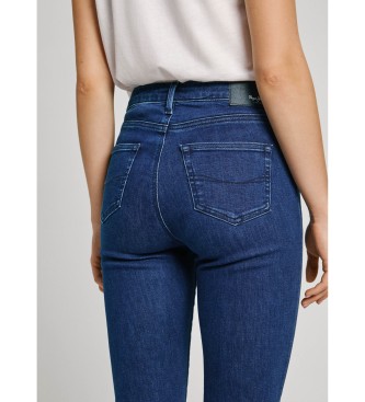 Pepe Jeans Dżinsy Super Skinny Hw niebieskie