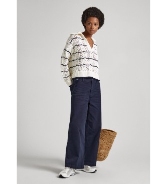 Pepe Jeans Granatowe spodnie Tania
