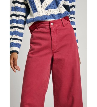 Pepe Jeans Tania broek rood