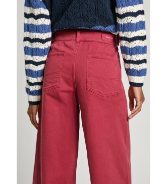 Pepe Jeans Tania broek rood