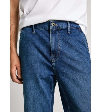 Pepe Jeans Niebieskie jeansy Taper marki Gymdigo