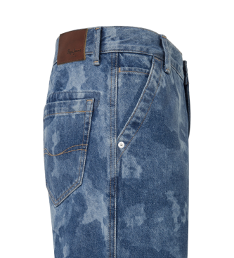 Pepe Jeans Kavbojke Taper Camouflage blue