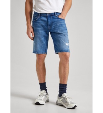 Pepe Jeans Kratke hlače Taper modre barve