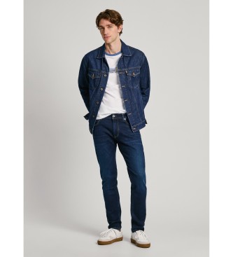 Pepe Jeans Blaue konisch zulaufende Jeans