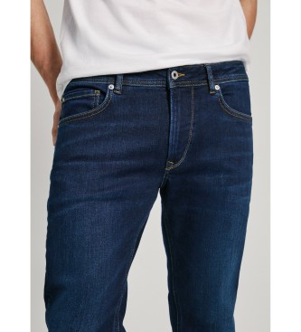 Pepe Jeans Blaue konisch zulaufende Jeans