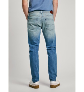 Pepe Jeans Blaue konisch zulaufende Jeans