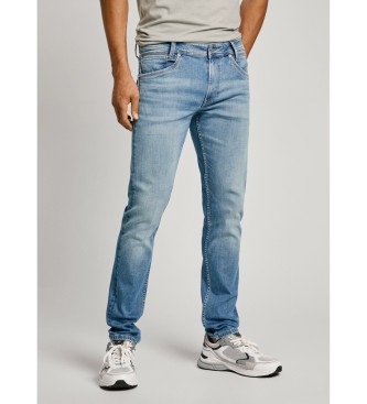 Pepe Jeans Blaue konisch zulaufende Jeans