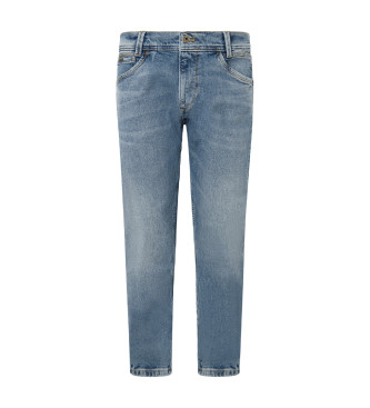 Pepe Jeans Blauwe taps toelopende jeans