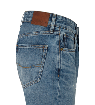 Pepe Jeans Blaue konisch zulaufende Jeans