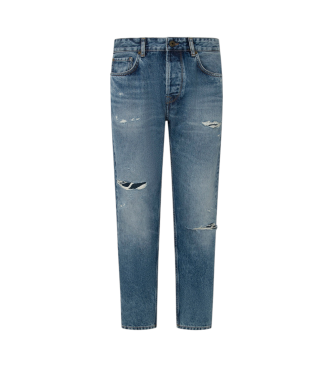 Pepe Jeans Blaue konisch zulaufende Jeans