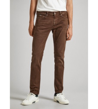 Pepe Jeans Brown Tapered Jeans