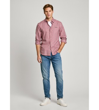 Pepe Jeans Callen blauwe taps toelopende jeans