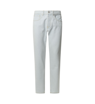 Pepe Jeans Jeans i passform taper Callen vit