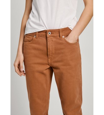 Pepe Jeans Jeans Tapered Hw brun