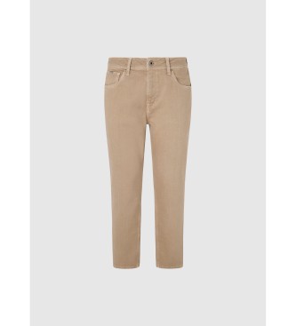 Pepe Jeans Konisch zulaufende Hose in Beige