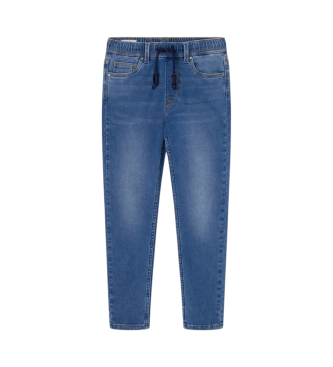 Pepe Jeans Blauwe taps toelopende jeans