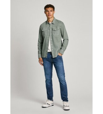 Pepe Jeans Dżinsy Tapered Spike w kolorze niebieskim