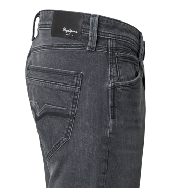 Pepe Jeans Jeans in taps toelopende pasvorm Spike zwart