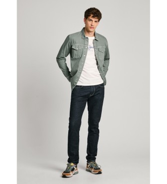 Pepe Jeans Dżinsy Tapered Stanley w kolorze niebieskim